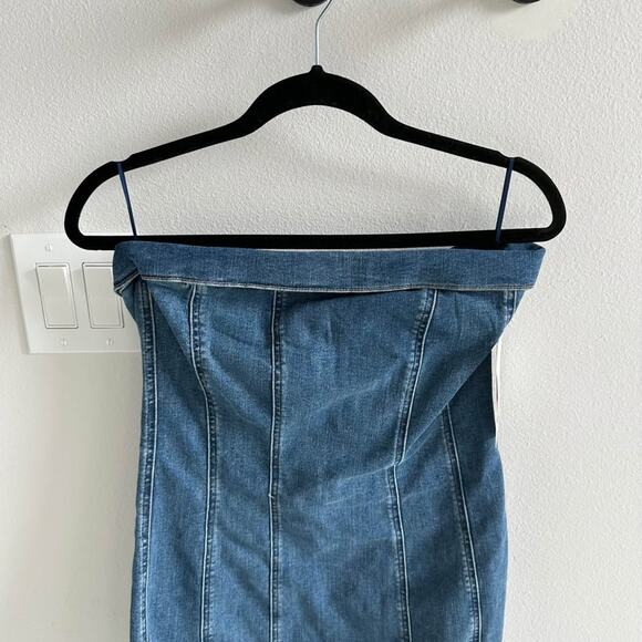 Lucky Brand
Western Strapless Denim Bodycon Mini Dress new size 8 - Picture 3 of 7
